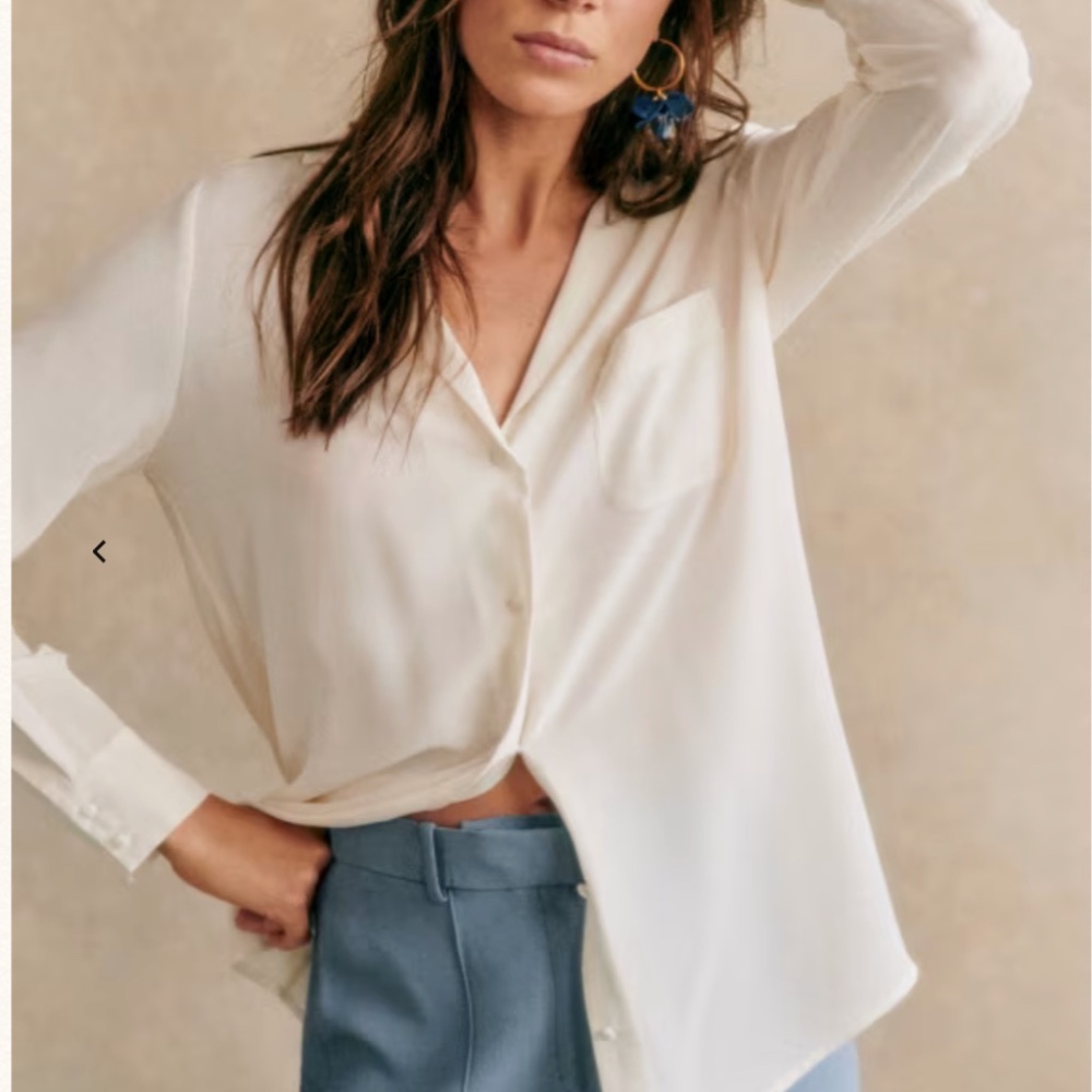 Sezane Florence Shirt Size 38